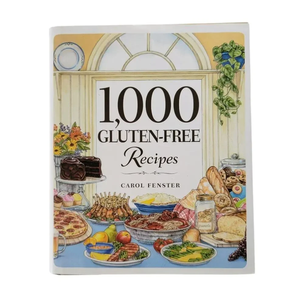 Carol Fenster 1000 Gluten Free Recipes Hardcover Cookbook 2008 Wiley Kitchen